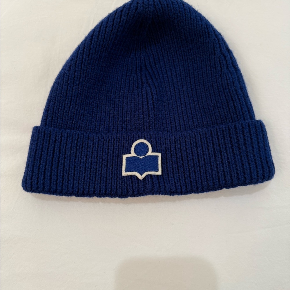 Isabel Marant Royal Blue Wool Beanie